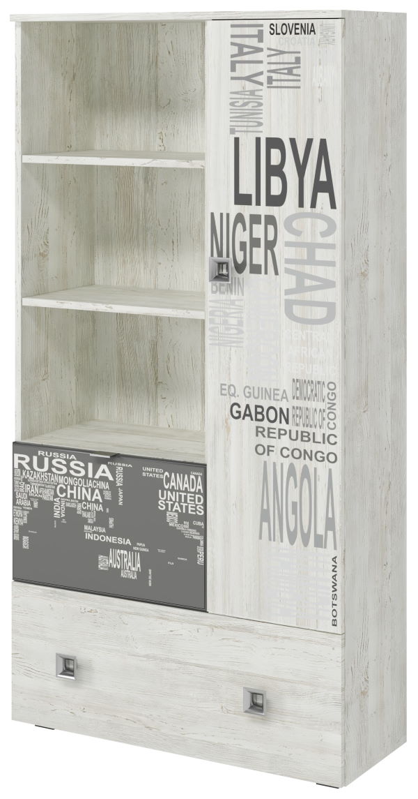 Фото Шкаф книжный Поло от производителя Регина в Алуште по цене 9&nbsp;430 ₽