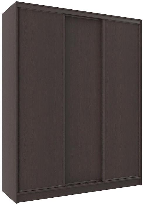 Шкаф-купе 2000 Домашний (3 двери) (Материал дверей:лдсп, цвет дверей:венге, цвет каркаса:венге (Глазов) )