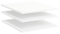 Фото polki-ofisnye дополнительные полки к 3-х дверному шкафу клер узкие (3шт) производитель СБК