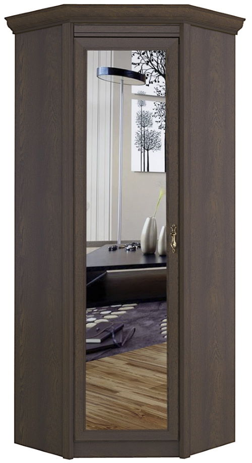 Фото Шкаф Флоренция 641 (87) угловой (с зеркалом) от производителя Яна в Алуште по цене 38&nbsp;220 ₽