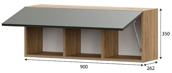Фото Шкаф навесной Милан в Алуште по цене 5 020 ₽ от производителя SV-мебель, код товара 2000002559573, 2000002559580 шт Фото Шкаф навесной Милан от производителя SV-мебель в Алуште по цене 5 020 ₽
