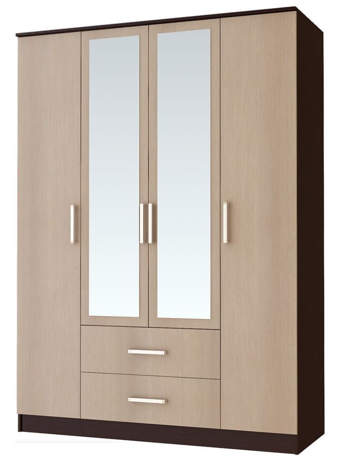 Фото Шкаф Фиеста (160) четырехдверный от производителя БТС  в Алуште по цене 15&nbsp;590 ₽