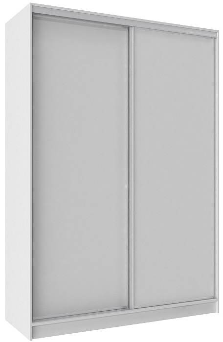Шкаф-купе 1200 Домашний (2 двери) (Материал дверей:лдсп, цвет дверей:белый, цвет каркаса:белый (Глазов) )