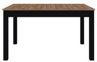 Стол обеденный Loft STO (мдф, лдсп-дуб вотан,  черный (Black Red White (БРВ)) ) в Алуште от производителя в интернет магазине Планета Комфорта Стол обеденный Loft STO (мдф, лдсп-дуб вотан,  черный (Black Red White (БРВ)) ) в Алуште от производителя