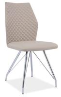 Стул Signal H604 ( Обивка стула:экокожа , хром, бежевый (Signal) ) в Алуште от производителя 