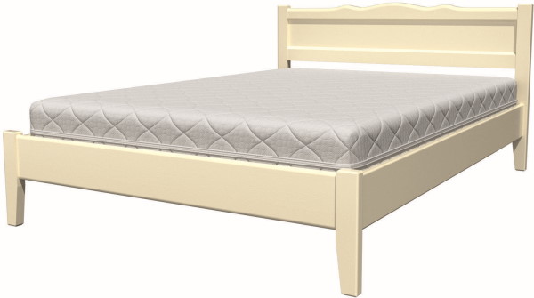 Фото Кровать двуспальная Карина-7 (СМ 140х200) без основания с универсальными царгами от производителя Браво-мебель в Алуште по цене 14 520 ₽