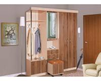 Прихожая Елена 3 (Цвет корпуса:ясень шимо светлый, цвет фасада:ясень шимо темный (Мебель Маркет) ) в Алуште от производителя в интернет магазине Планета Комфорта Прихожая Елена 3 (Цвет корпуса:ясень шимо светлый, цвет фасада:ясень шимо темный (Мебель Маркет) ) в Алуште от производителя