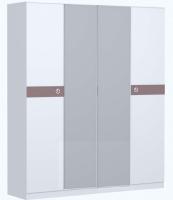 Шкаф для одежды Саманта СМ11А (дуб седан, дуб седан-кремовый,(Заречье)) в Алуште от производителя 