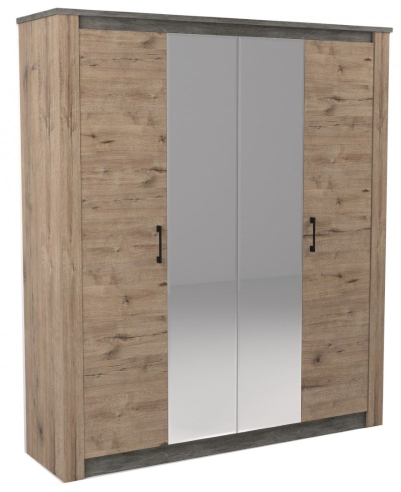 Фото Шкаф Денвер (192) четырехдверный от производителя СБК в Алуште по цене 46&nbsp;000 ₽