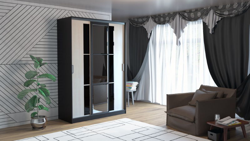 Фото Шкаф-купе ПШ-3.2 (3 двери) от производителя Росток в Алуште по цене 32&nbsp;390 ₽