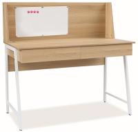 Стол компьютерный Signal B 195 (металл, мдф-дуб,  белый (Signal) ) в Алуште от производителя 