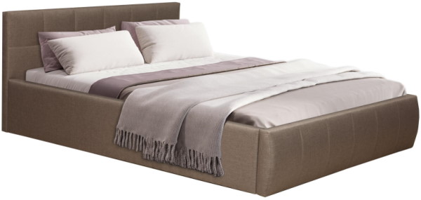 Кровать двуспальная Диана (h82) (160х200) с подъемным механизмом ( 160х200 , ЛДСП/ткань , корица , с подъемным мех. , с коробом , без матраса (Олмеко) ) Кровать двуспальная Диана (h82) (160х200) с подъемным механизмом ( 160х200 , ЛДСП/ткань , корица , с подъемным мех. , с коробом , без матраса (Олмеко) )