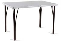 Стол обеденный Граф (металл, мдф-ясень серебро,  медный антик (Бител) ) в Алуште от производителя 