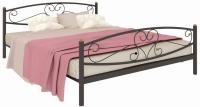 Кровать двуспальная Каролина Plus (СМ 160х200) трубка металл в интернет магазине Планета Комфорта Фото metallicheskie-krovati кровать двуспальная каролина plus (см 160х200) трубка металл производитель Милсон