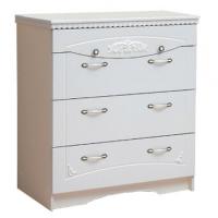 Комод Ольга-10  (белый-жемчужный ясень (Фант-мебель) ) в Алуште от производителя 