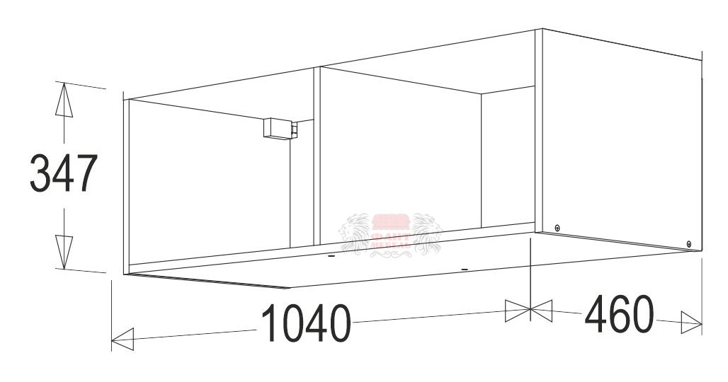 Фото Секция навесная Александра 23 (ЛДСП) от производителя Фант-мебель в Алуште по цене 3 360 ₽