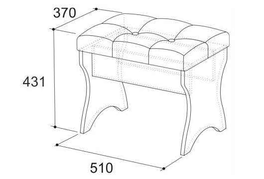 Фото Пуф Алиса в Алуште по цене 3 490 ₽ от производителя Мебельсон, код товара  шт Фото Пуф Алиса от производителя Мебельсон в Алуште по цене 3 490 ₽