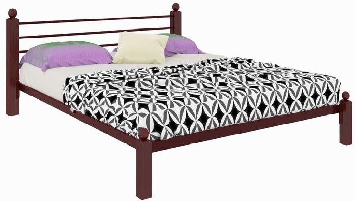 Кровать двуспальная Милана Lux (СМ 180х200) трубка металл ( 180х200 , металл/дерево , медная шагрень , без подъемного мех. , без ящиков , без матраса (Милсон) ) Кровать двуспальная Милана Lux (СМ 180х200) трубка металл ( 180х200 , металл/дерево , медная шагрень , без подъемного мех. , без ящиков , без матраса (Милсон) )