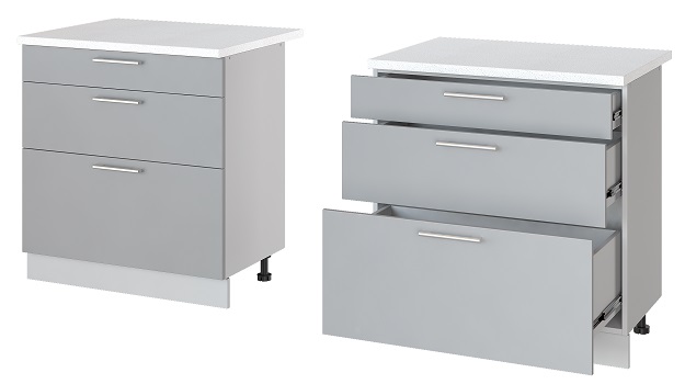 Фото Кухня Бронкс стол-рабочий Н-83 от производителя Леко в Алуште по цене 9&nbsp;630 ₽