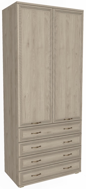 Фото Шкаф Карина ШК-1006 (90) двухдверный от производителя Лером в Алуште по цене 41&nbsp;620 ₽