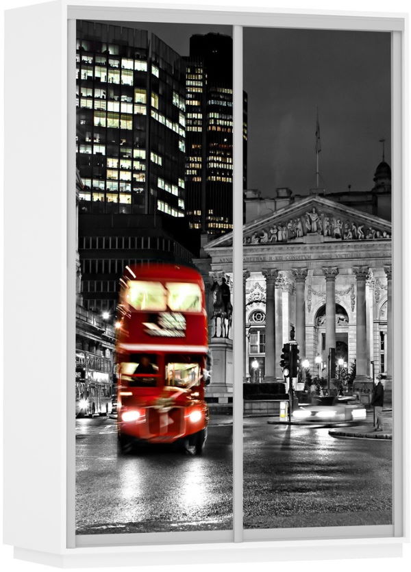 Фото Шкаф-купе Экспресс Дуо Фото (1,6х0,6х2,2 - 2 двери) от производителя Мебельная компания Е1 в Алуште по цене 39&nbsp;840 ₽