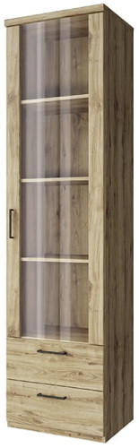 Фото Шкаф с витриной 1V2S Дорсет (Doorset) от производителя Анрэкс в Алуште по цене 16 980 ₽