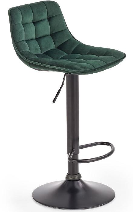 Стул барный Halmar H-95 ( Обивка стула:ткань, порошковое покрытие, темно-зеленый  (Halmar ) )