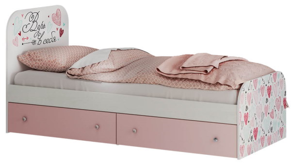 Фото Кровать детская Малибу КР-10 Light (СМ 80х186) с ящиками от производителя БТС  в Алуште по цене 12 740 ₽