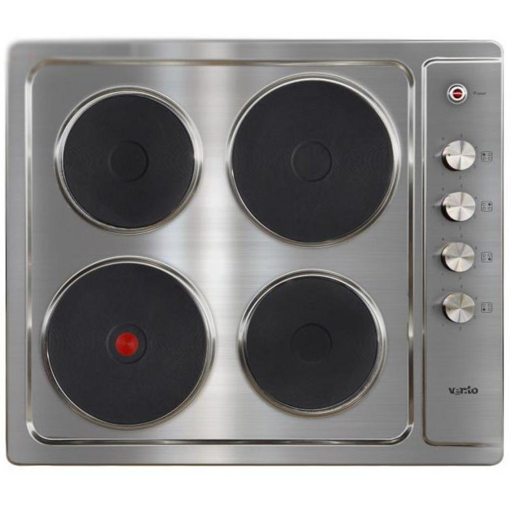 Фото Варочная поверхность электрическая 4-х конф. VENTOLUX HE604 (INOX) 1 (590х510хh30) от производителя  в Алуште по цене 7 870 ₽