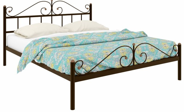 Фото Кровать двуспальная Диана Plus (СМ 180х200) трубка металл от производителя Милсон в Алуште по цене 14 450 ₽