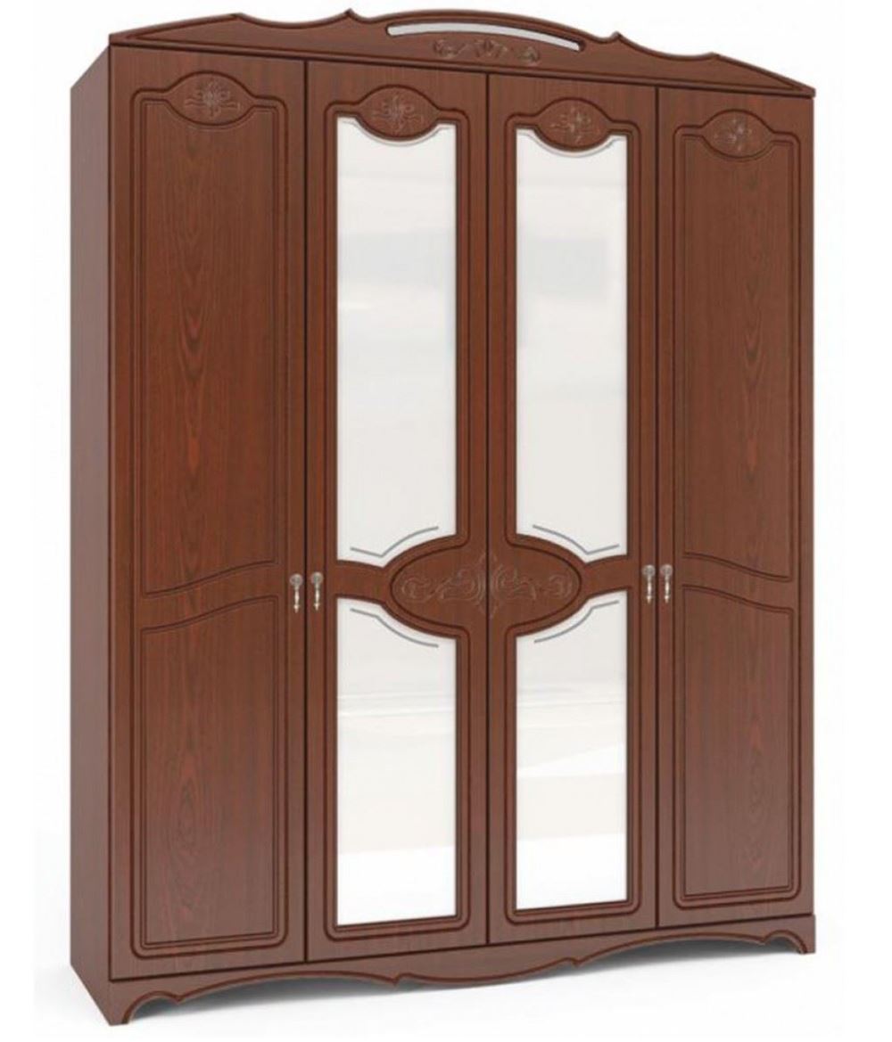 Фото Шкаф Лотос ШР-4 (178) четырехдверный от производителя Браво-мебель в Алуште по цене 35 360 ₽