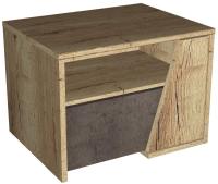 Тумба прикроватная Стреза (дуб галифакс натуральный, дуб галифакс натуральный-бетон чикаго темно-серый (СБК) ) в Алуште от производителя 