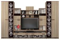 Стенка Багира (дуб сонома, дуб сонома,(БТС)) в Алуште от производителя в интернет магазине Планета Комфорта Стенка Багира (дуб сонома, дуб сонома,(БТС)) в Алуште от производителя