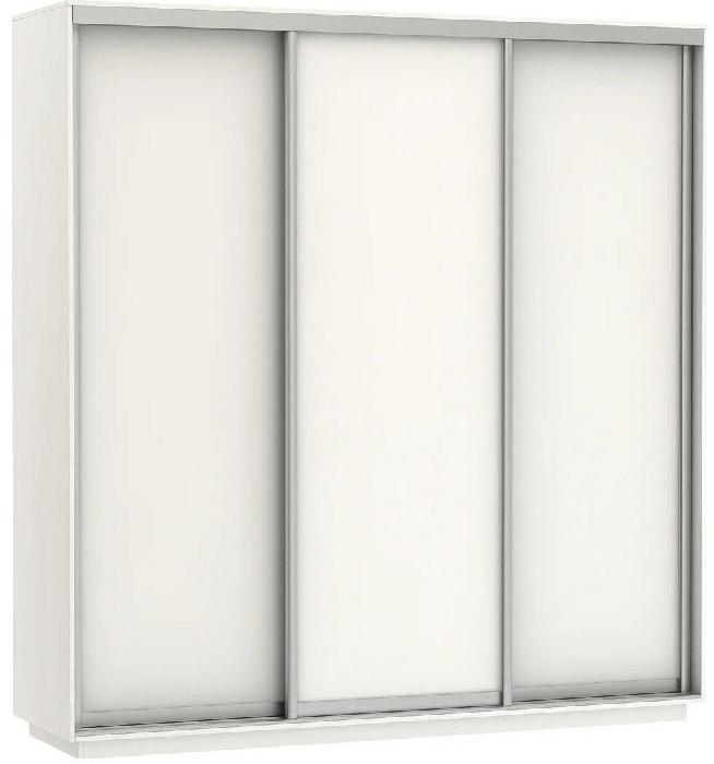 Шкаф-купе Экспресс Трио Элемент (2,4х0,6х2,2 - 3 двери) (Материал дверей:лдсп, цвет дверей:белый снег, цвет каркаса:белый снег (Мебельная компания Е1) )