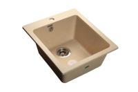 Мойка Granfest GF-P505 (ГР 430х505хh200) (шир.ящ.min 400) (Цвет мойки черный) в Алуште от производителя в интернет магазине Планета Комфорта Мойка Granfest GF-P505 (ГР 430х505хh200) (шир.ящ.min 400) (Цвет мойки черный) в Алуште от производителя