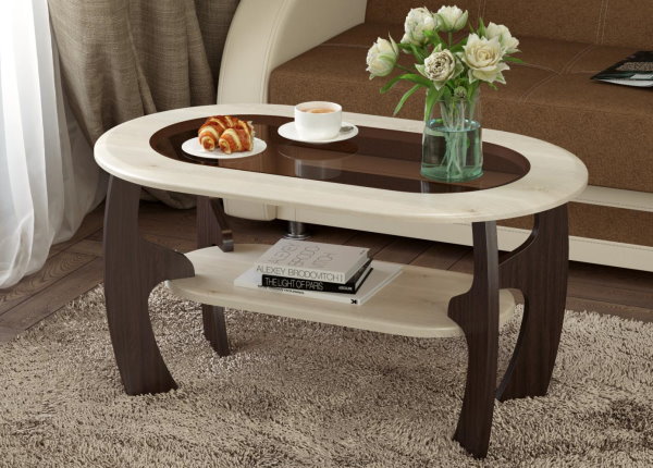 Фото Стол журнальный Маджеста-2 от производителя Олмеко в Алуште по цене 6&nbsp;650 ₽