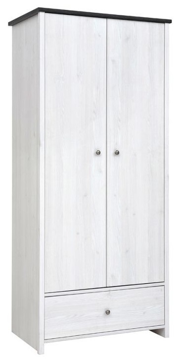 Фото Шкаф Порто SZF2D1S (89) двухдверный от производителя Black Red White (БРВ) в Алуште по цене 20 080 ₽