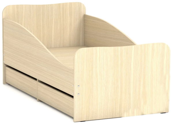 Фото Кровать односпальная детская К-15 (СМ 80х160) комплектуется настилом от производителя Ромис в Алуште по цене 11 720 ₽