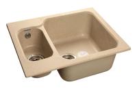 Мойка Granfest GF-S615К (ГР 615х500хh200) (шир.ящ.min 600) (Цвет мойки светло-розовый) в #REGION_NAME_DECLINE_PP# от производителя 