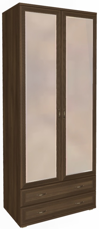 Фото Шкаф Карина ШК-1007 (90) двухдверный от производителя Лером в Алуште по цене 36 540 ₽