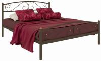 Кровать двуспальная Вероника Plus (СМ 140х200) трубка металл в интернет магазине Планета Комфорта Фото metallicheskie-krovati кровать двуспальная вероника plus (см 140х200) трубка металл производитель Милсон