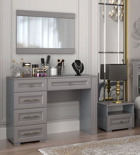 Фото Зеркало настенное Олимп с декоративными планками от производителя Браво-мебель в Алуште по цене 4&nbsp;420 ₽