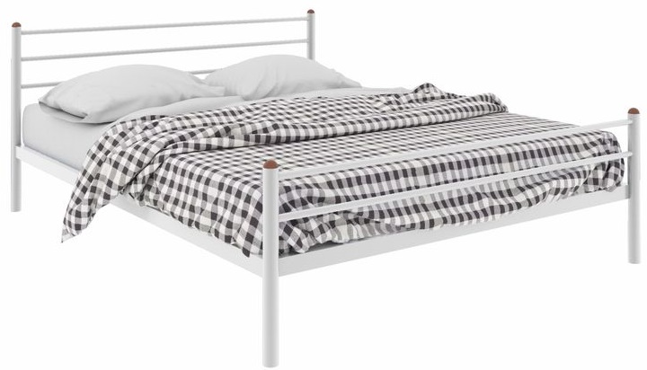 Фото Кровать двуспальная Милана Plus (СМ 180х200) трубка металл в Алуште по цене 14 160 ₽ от производителя Милсон, код товара 2000002053231, 2000002053248, 2000002053255, 2000002053262, 2000002053279, 2000002053286, 2000002053293 шт Фото Кровать двуспальная Милана Plus (СМ 180х200) трубка металл от производителя Милсон в Алуште по цене 14 160 ₽