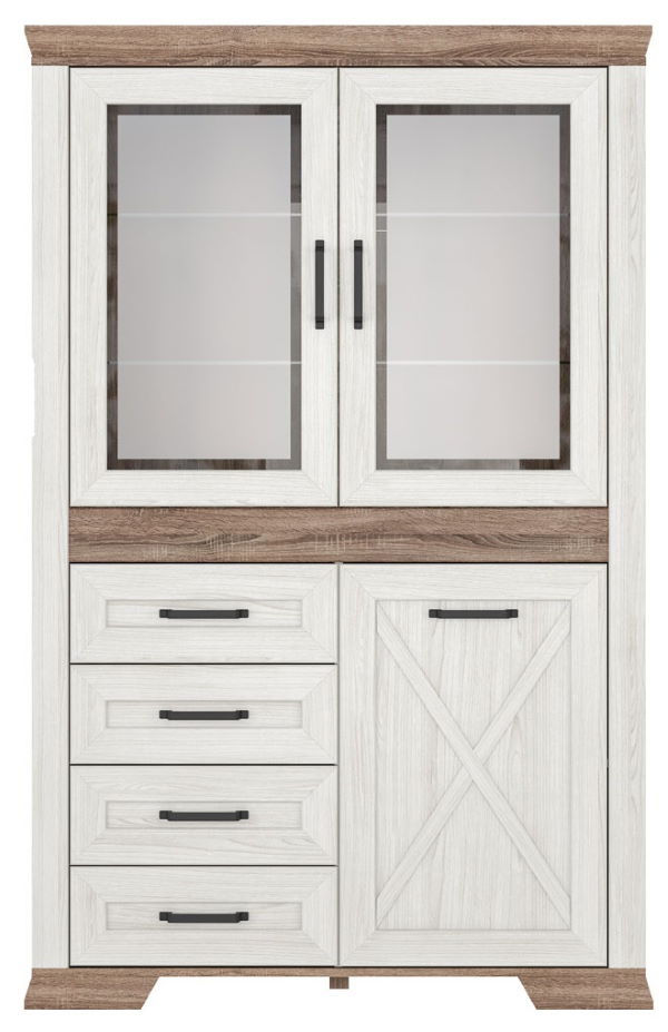 Фото Шкаф Marselle REG2W1D4S от производителя Black Red White (БРВ) в Алуште по цене 46 690 ₽