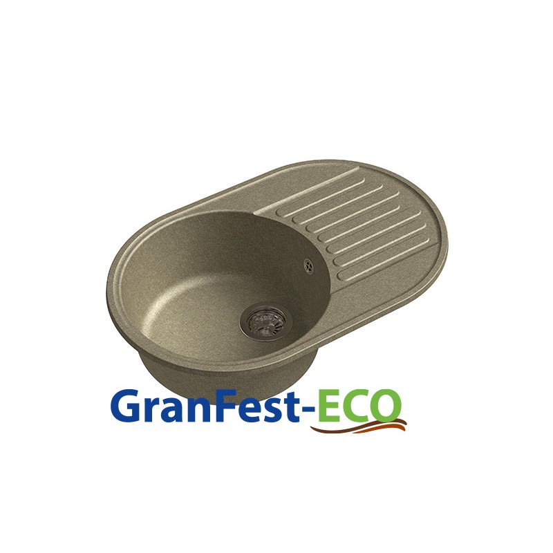 Фото Мойка Granfest eco-18 (ГР 740х480хh200) (шир.ящ.min 720) без сифона от производителя Granfest в Алуште по цене 4 050 ₽