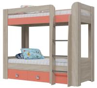 Фото detskaya-modulnaya-siti кровать 2-х ярусная сити с ящиками (см 80х200) производитель Гранд Кволити