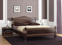 Фото derevyannye-krovati кровать двуспальная карина-5 (см 140х200) без основания с универсальными царгами производитель Браво-мебель