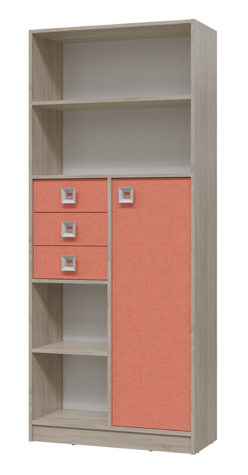 Фото Шкаф-стеллаж Сити с ящиками от производителя Гранд Кволити в Алуште по цене 13&nbsp;560 ₽