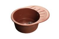 Мойка Granfest GF-R580L (ГР 580х450хh200) (шир.ящ.min 450) (Цвет мойки розовый) в Алуште от производителя 