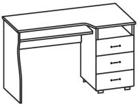 Фото kompyuternye-stoly-s-nadstroykoy стол ларго-1 производитель Ставрополь Мебель